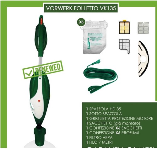 Aspirapolvere folletto 135 - aspirapolvere, vk