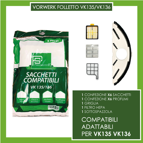 Ricambi folletto 135 136 - ricambi, vk